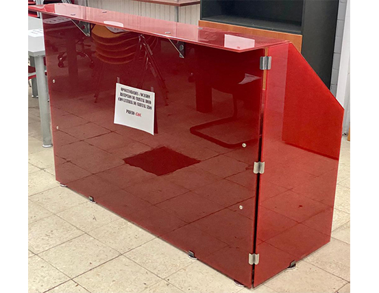 Mostrador diseño recepción